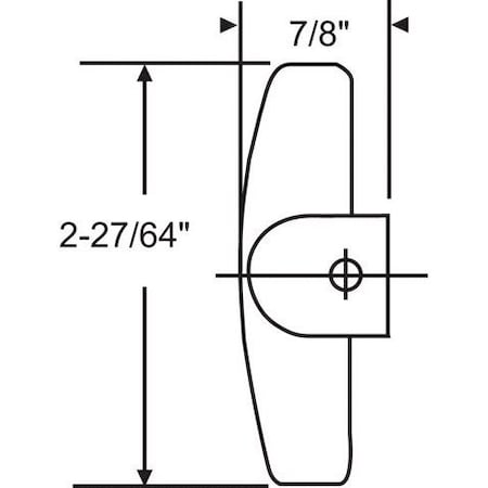 Strybuc Tee Handle Driftwood 37-123